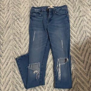 Forever 21 ripped jeans